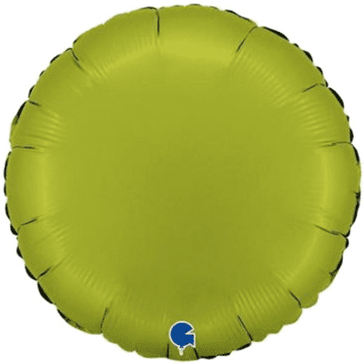 Matcha Satin Round Foil Balloon (18