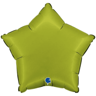 Matcha Satin Star Foil Balloon (18