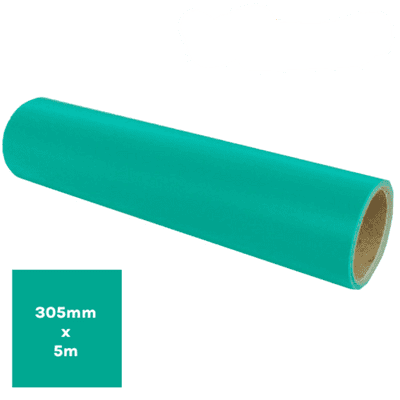 Matt Vinyl - Aqua Green 5m roll - Ritrama 305mm