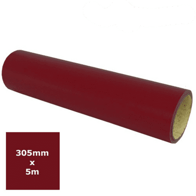 Matt Vinyl - Burgundy 5m roll - Ritrama 305mm