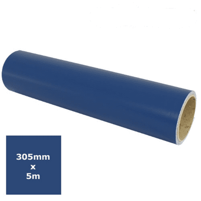 Matt Vinyl - Dark Blue 5m roll - Ritrama 305mm