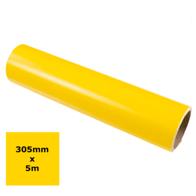 Matt Vinyl - Dark Yellow 5m roll - Ritrama 305mm