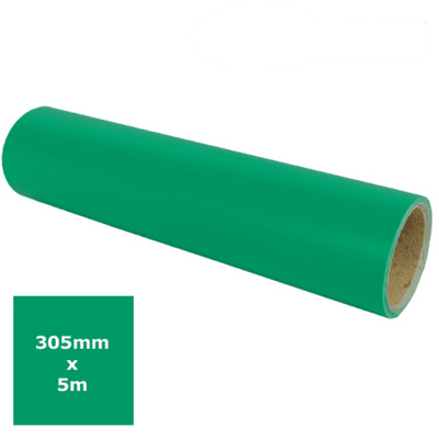 Matt Vinyl - Medium Green 5m roll - Ritrama 305mm