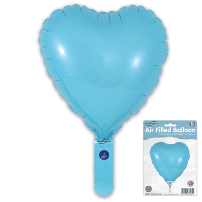 Matte Blue Mini Foil Balloon (9