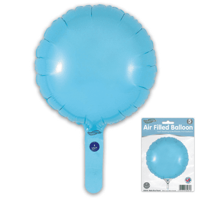 Matte Blue Mini Foil Balloon (9