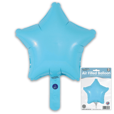 Matte Blue Mini Foil Balloon (9
