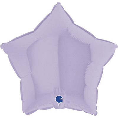 Matte Lilac Star Foil Balloon (18