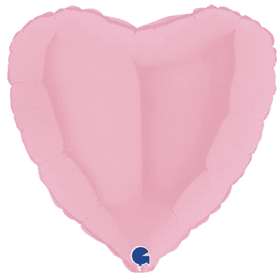 Matte Pink Heart Foil Balloon (18