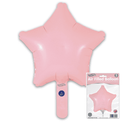 Matte Pink Mini Foil Balloon (9