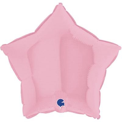 Matte Pink Star Foil Balloon (18