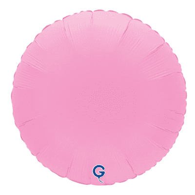 Matte Sakura Pink Round Foil Balloon (18