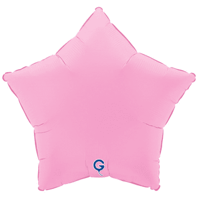 Matte Sakura Pink Star Foil Balloon (18