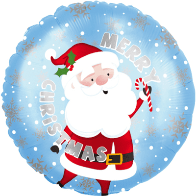 Merry Christmas Santa Foil Balloon (18