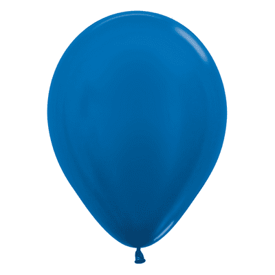 Metallic Blue 5 inch Balloons - Sempertex 5
