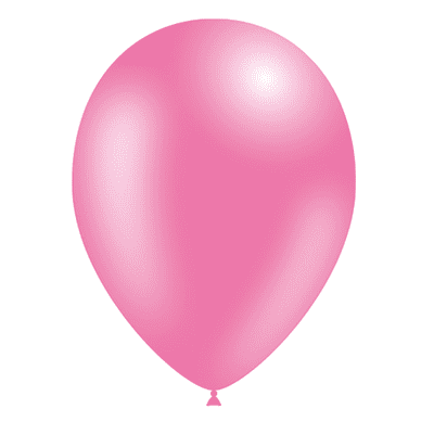 Metallic Fashion Pink 5 inch Balloons - Decotex 5