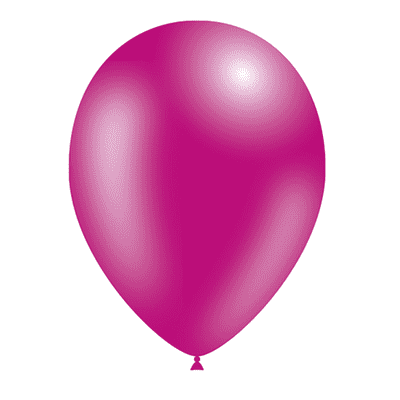 Metallic Fuchsia 5 inch Balloons - Decotex 5