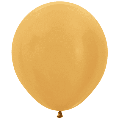 Metallic Gold 18 inch Balloons - Sempertex 18
