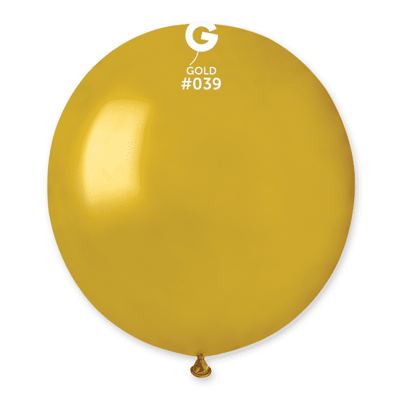 Metallic Gold 19 inch Balloons - 19