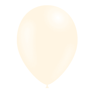 Metallic Ivory 11 inch Balloons - Decotex 11