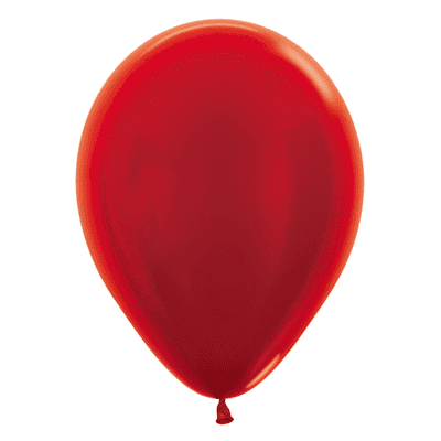 Metallic Red 5 inch Balloons - Sempertex 5
