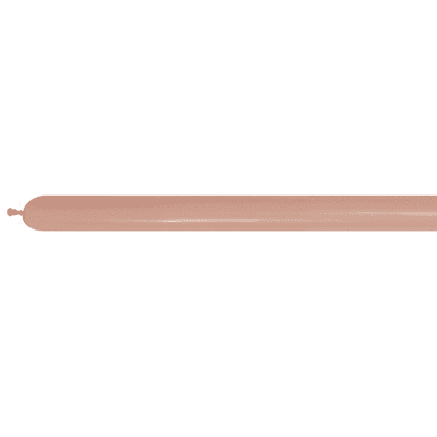 Metallic Rose Gold 260 Balloons - Sempertex 260 Balloons 50pcs
