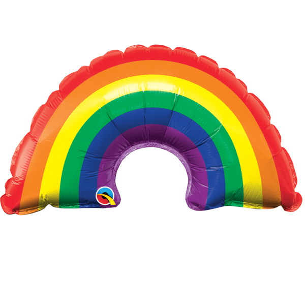 Ballon Rarity Small Mini Bright Rainbow Small Foil Balloon (14