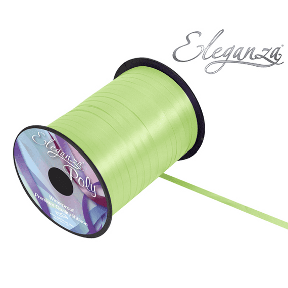 Eleganza Mint Balloon Ribbon - 500 yard x 5mm curling ribbon for balloons.