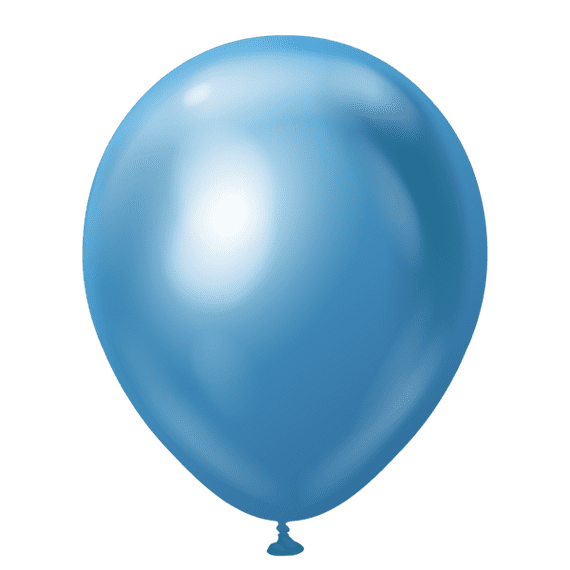 Mirror Blue 18 inch Balloons - 18