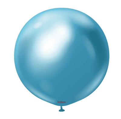 Mirror Blue 24 inch Balloons - Kalisan 24
