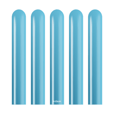 Mirror Blue 260Q Balloons - Kalisan Modelling Balloons 50pcs