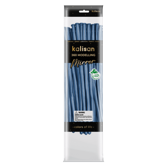 Mirror Blue 360Q Balloons Wholesale Kalisan 360Q Modelling Balloons