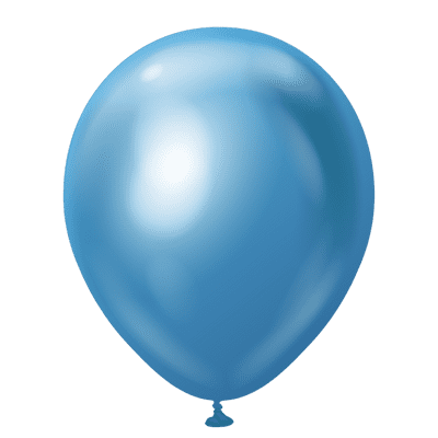 Mirror Blue 5 inch Balloons - Kalisan 5