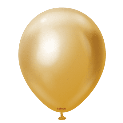 Mirror Gold 5 inch Balloons - Kalisan 5