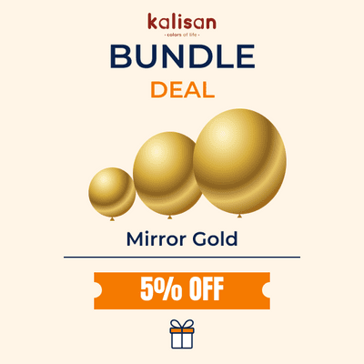 Mirror Gold Kalisan Balloon Bundle