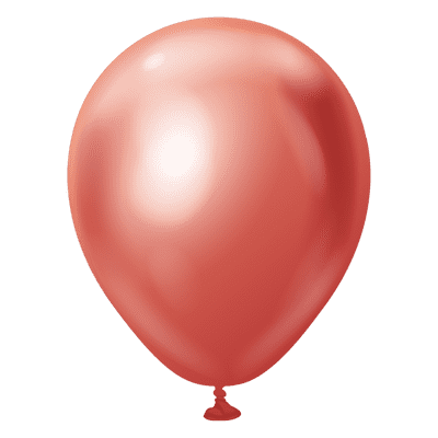 Mirror Red 12 inch Balloons - Kalisan 12