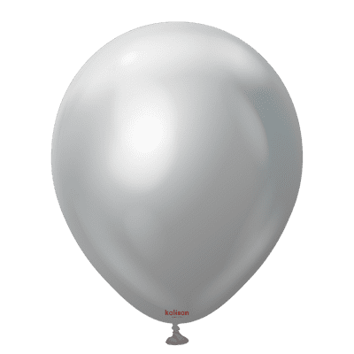 Mirror Silver 5 inch Balloons - Kalisan 5