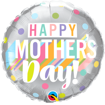 Mothers Day Big Pastel Dots Balloon (18