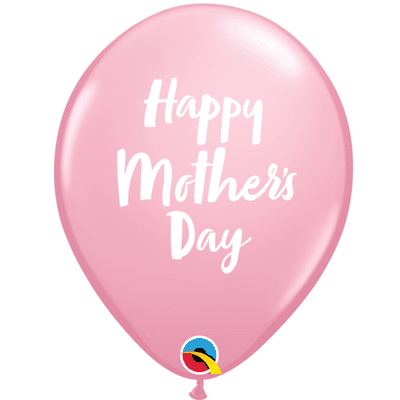 Mothers Day Script (Pink) - 11 Inch Balloons 6pcs