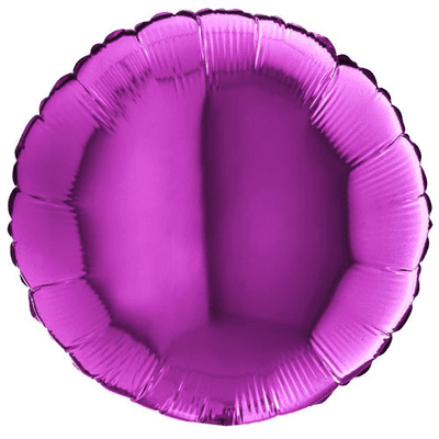 Mulberry Purple Round Foil Balloon (18
