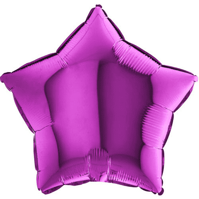 Mulberry Purple Star Foil Balloon (18