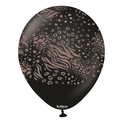 Mutant - Black w. Brown Ink 12 inch Kalisan Balloons 25pcs