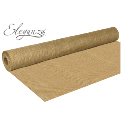 Natural Hessian Cut Edge Ribbon 77cm x 9.1m (Eleganza) 1pc