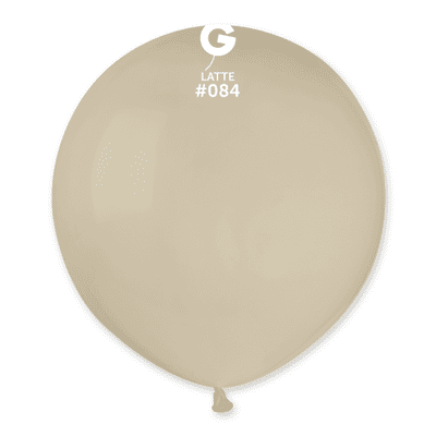 Natural Latte 19 inch Balloons - Gemar 19