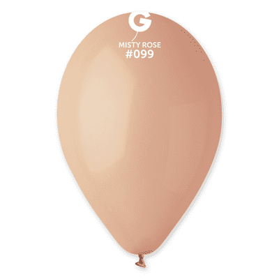 Natural Misty Rose 13 inch Balloons - Gemar 13