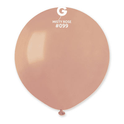 Natural Misty Rose 19 inch Balloons - Gemar 19