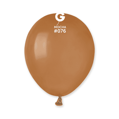 Natural Mocha 5 inch Balloons - Gemar 5