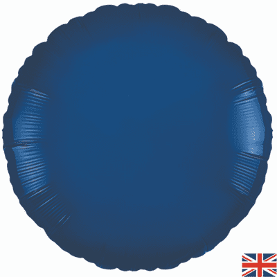 Navy Blue Round Foil Balloon (18