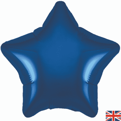 Navy Blue Star Foil Balloon (19