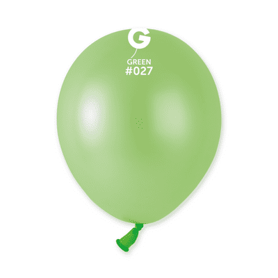 Neon Green 5 inch Balloons - Gemar 5