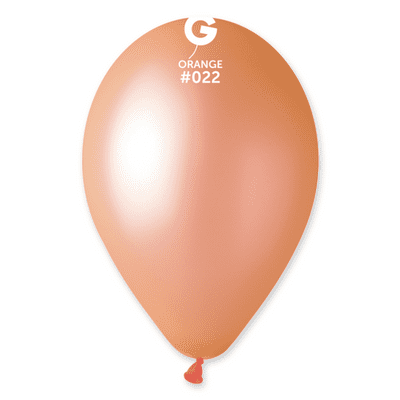 Neon Orange 13 inch Balloons - Gemar 13
